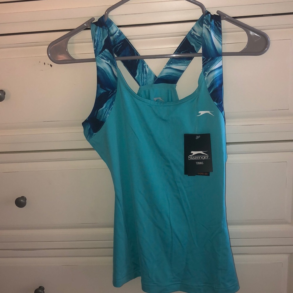 Slazenger New Tennis Printed Strap Tank Top